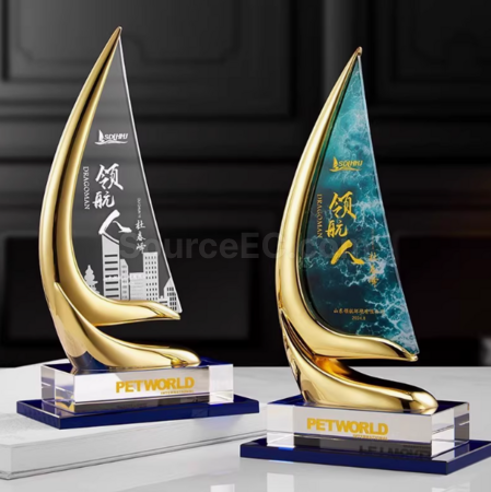 Customization Sailing Trophy Corporate Gifts