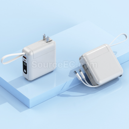 Customization Multifunctional 3-in-1 Detachable Plug Power Bank Corporate Gifts