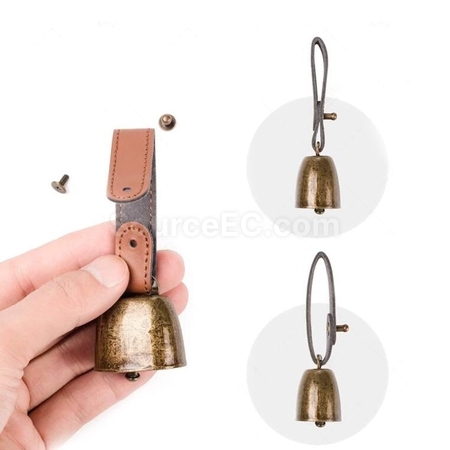 Customization Metal Christmas Cow Bell Pendant Corporate Gifts