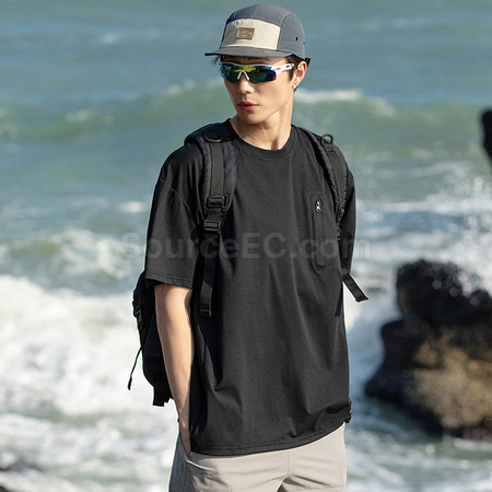Customization Lightweight Breathable Sunscreen Quick - Drying Men's T - Shirt Corporate Gifts