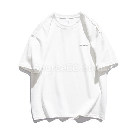 Customization 300g Heavyweight Solid Color Short-sleeved T-shirt Corporate Gifts