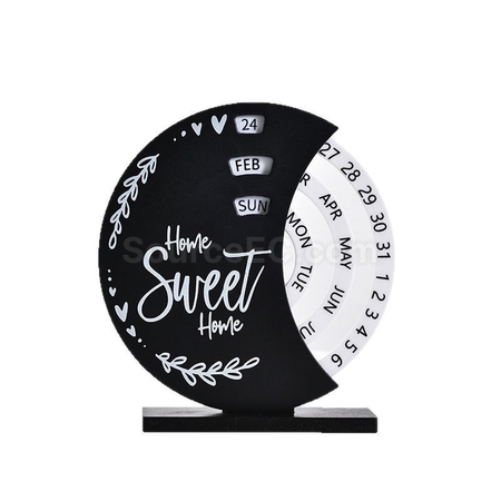 Modern Rotating Desk Calendar 