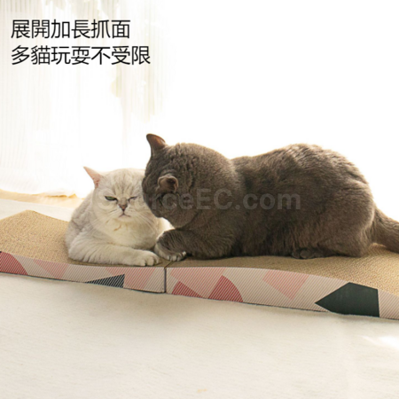 Customization Corrugated paper folding and lengthened cat scratching board Corporate Gifts
