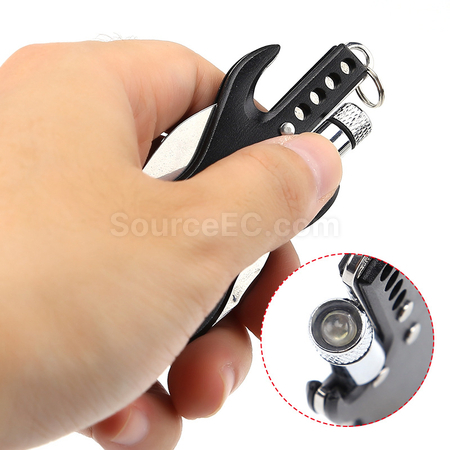 Customization Multi-Function Knife With LED Light And Keychain Corporate Gifts