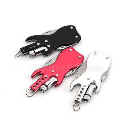 Customization Multi-Function Knife With LED Light And Keychain Corporate Gifts