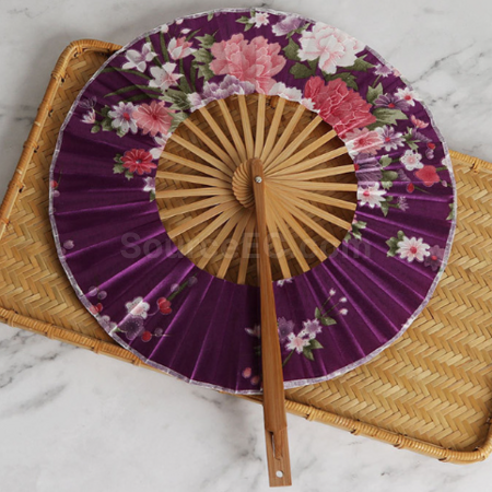 Customization Windmill folding long - handled fan Corporate Gifts