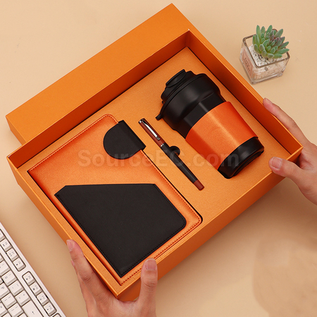 Customization Insulating Cup+Pen+Notebook Set Corporate Gifts