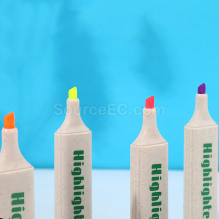 Customization Wheat Straw Highlighter Corporate Gifts