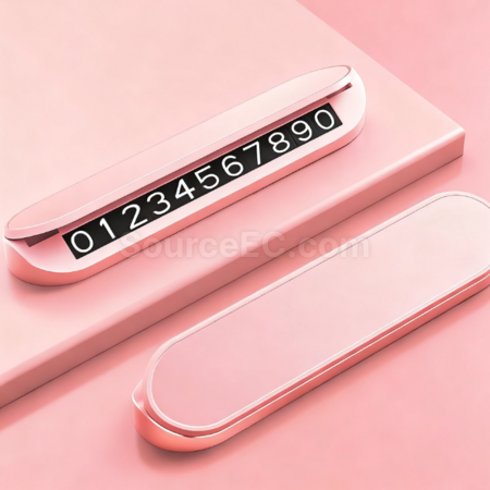 Customization Metal parking contact number plate Corporate Gifts