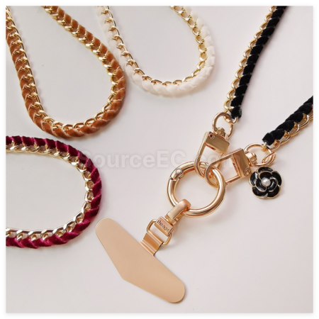 Customization Chanel Style Bracelet Mobile Phone Lanyard Corporate Gifts