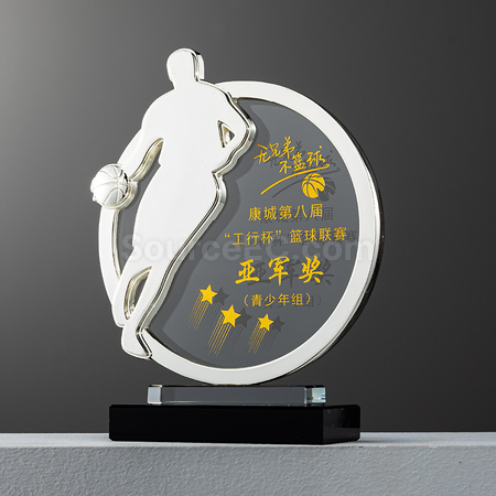 Customization Basketball Crystal Trophy Corporate Gifts
