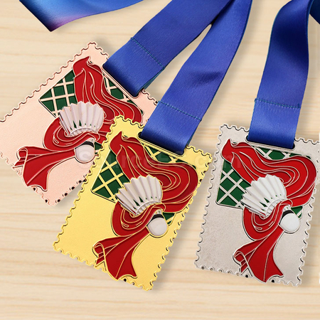 Customization Badminton Medal Corporate Gifts