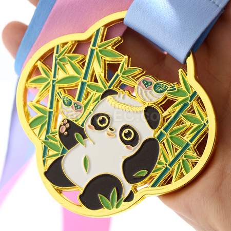 Customization Panda Metal Medal Corporate Gifts