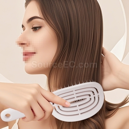 Customization Fluffy Massage Air Cushion Self-Cleaning Hair Brush Corporate Gifts