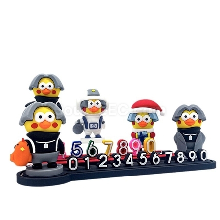 Customization 3D Doll Simple Car Number Plate Corporate Gifts