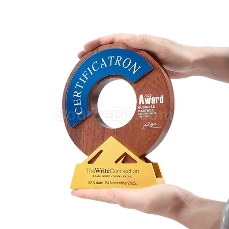Customization Solid Wood Crystal Award Corporate Gifts