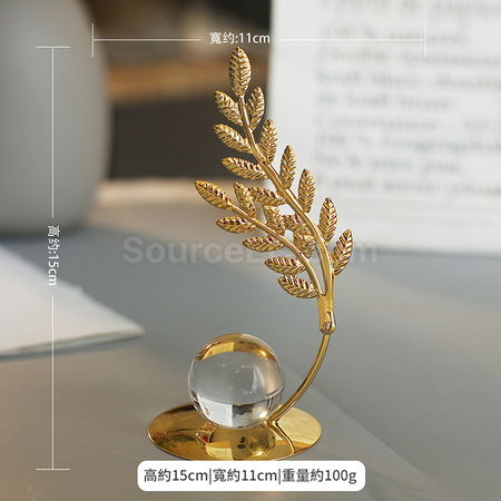 Customization Nordic Plant Iron Art Ornaments Corporate Gifts