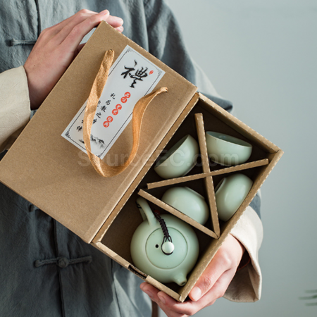 Customization Portable travel ceramic tea set Corporate Gifts