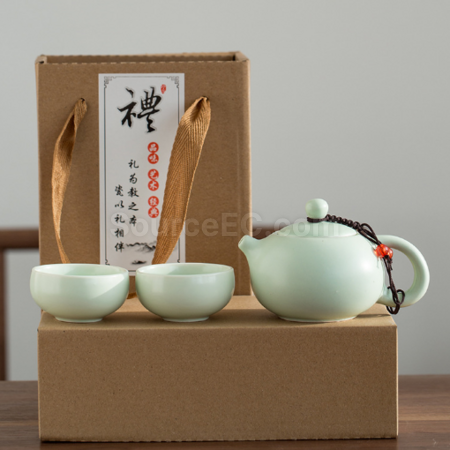 Customization Portable travel ceramic tea set Corporate Gifts