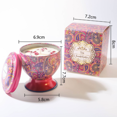 Customization Goblet with dried flower scented candle (can be made into a gift box) Corporate Gifts