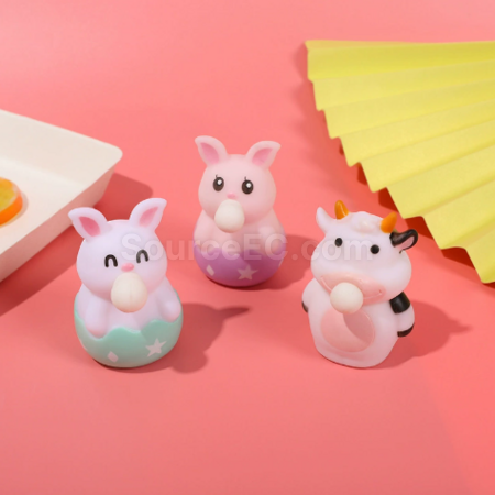 Customization Cute Stress-Relief Bubble-Popping Squishy Toy (Multiple Styles Available) Corporate Gifts