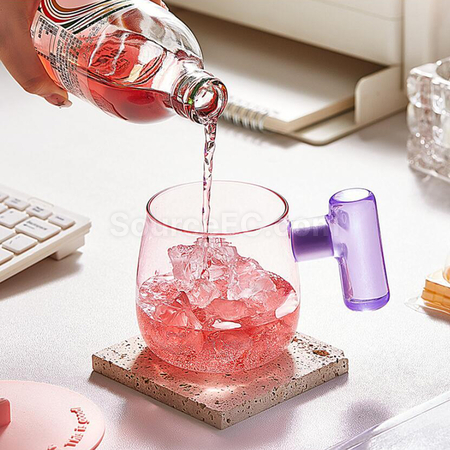 Customization Glass Cup with Infuser Corporate Gifts