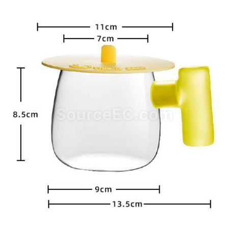 Customization Glass Cup with Infuser Corporate Gifts