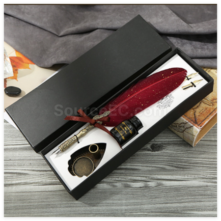 Customization Feather-Shaped Metal Pen Corporate Gifts