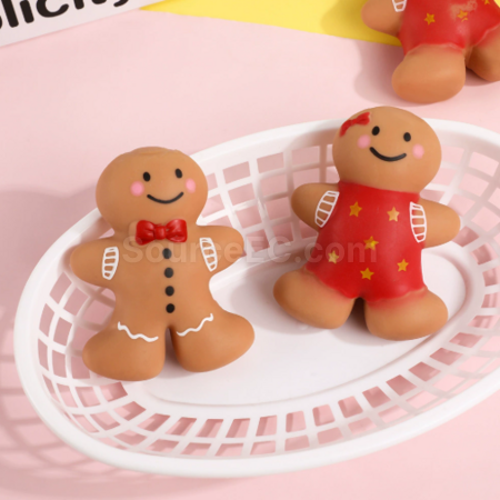 Customization Gingerbread man slow rebound stress-relief squeeze toy Corporate Gifts