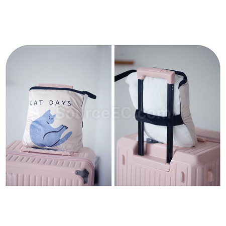 Customization Digital printed handle pillow blanket Corporate Gifts
