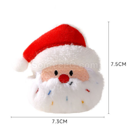 Customization Christmas plush brooch/Ornament Corporate Gifts