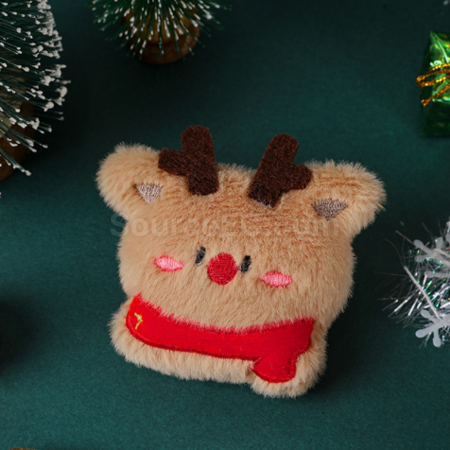 Customization Christmas plush brooch/Ornament Corporate Gifts