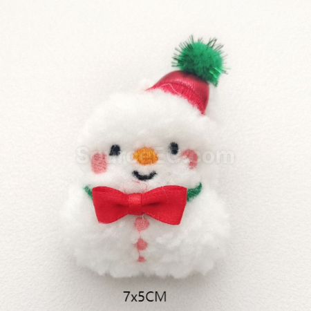 Customization Christmas Plush Brooch/Pendant Corporate Gifts