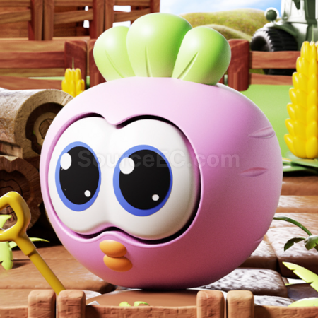 Customization Eye-popping vegetable squeeze stress-relief toy Corporate Gifts