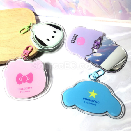 Customization Acrylic sliding cover small mirror Corporate Gifts