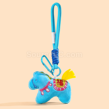 Customization Cute Horse Pendant Keychain Corporate Gifts