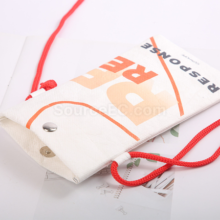 Customization DuPont Paper Phone Pouch Crossbody Bag Corporate Gifts