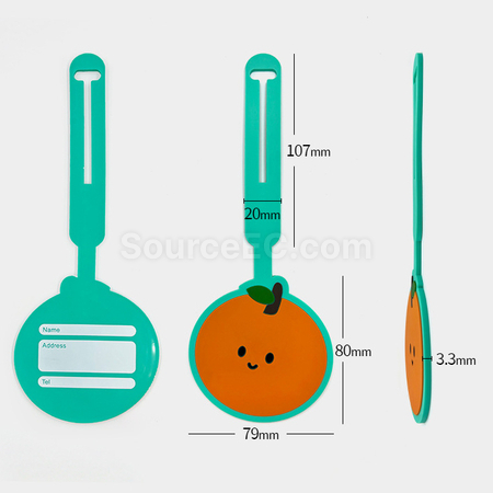 Customization PVC Luggage Tag Corporate Gifts