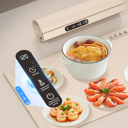 Customization Constant Temperature Flexible Silicone Food Warming Mat Corporate Gifts
