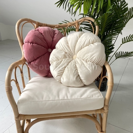 Customization Nordic Ins Style Velvet Pumpkin Cushion Corporate Gifts