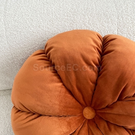 Customization Nordic Ins Style Velvet Pumpkin Cushion Corporate Gifts