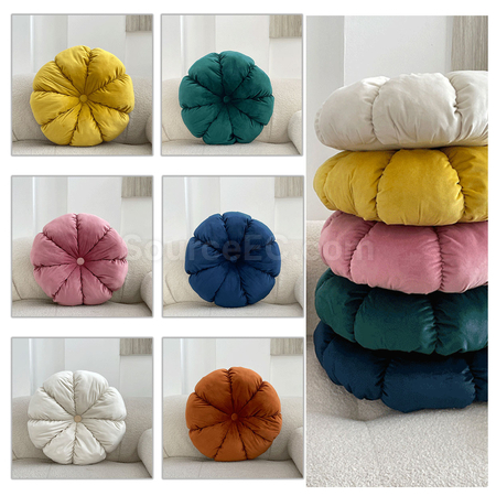 Customization Nordic Ins Style Velvet Pumpkin Cushion Corporate Gifts