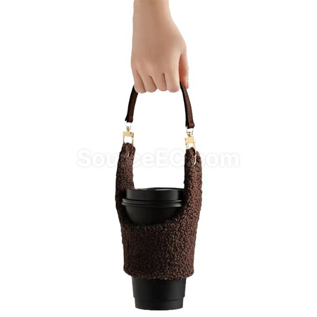 Customization Fuzzy Cup Holder Corporate Gifts