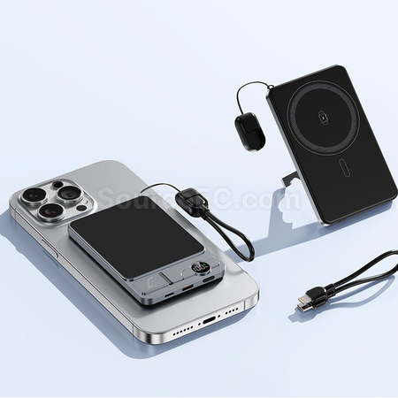 Customization 3C Certified 3-in-1 Ultra-thin Power Bank Corporate Gifts