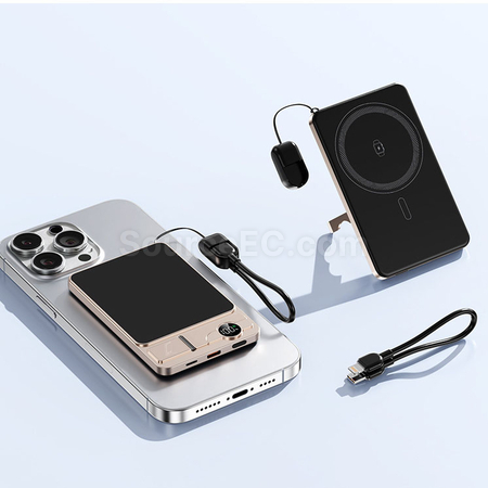 Customization 3C Certified 3-in-1 Ultra-thin Power Bank Corporate Gifts