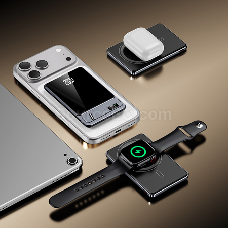 Customization 3C Certified 3-in-1 Ultra-thin Power Bank Corporate Gifts