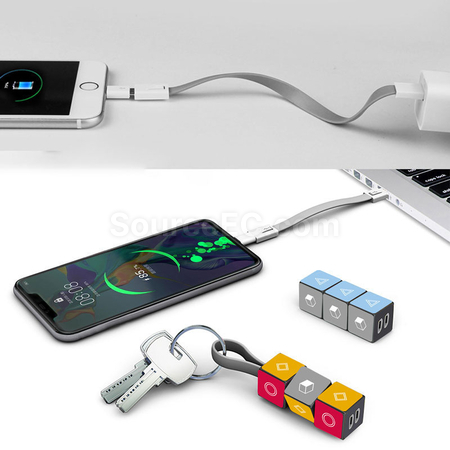 Customization Rubik's Cube three-in-one data cable Corporate Gifts