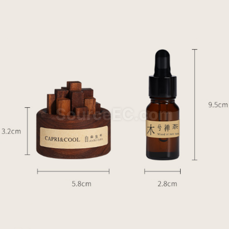Customization Aromatherapy Diffuser Wood, Flameless Aromatherapy Essential Oil, Fragrance Gift Corporate Gifts