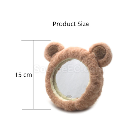 Customization Plush desktop makeup mirror Corporate Gifts