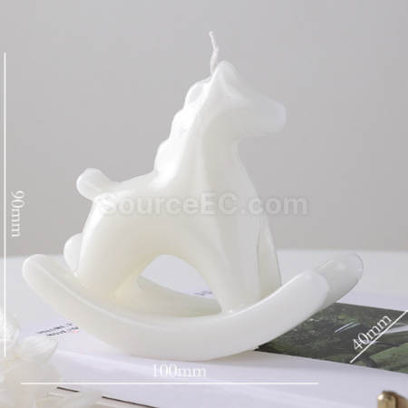 Customization New Year Rocking Horse Scented Candle Corporate Gifts